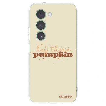 Picasee silikonový průhledný obal pro Xiaomi Redmi 15 5G - Hey there pumpkin