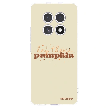 Picasee silikonový průhledný obal pro Xiaomi Redmi Note 15 4G - Hey there pumpkin