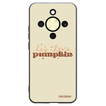 Picasee silikonový černý obal pro Honor Magic8 Lite 5G - Hey there pumpkin