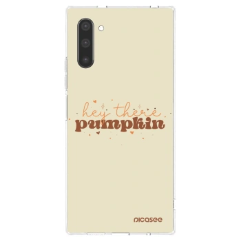 Picasee silikonový průhledný obal pro Samsung Galaxy Note 10 N970F - Hey there pumpkin