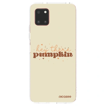 Picasee silikonový průhledný obal pro Samsung Galaxy Note 10 Lite N770F - Hey there pumpkin