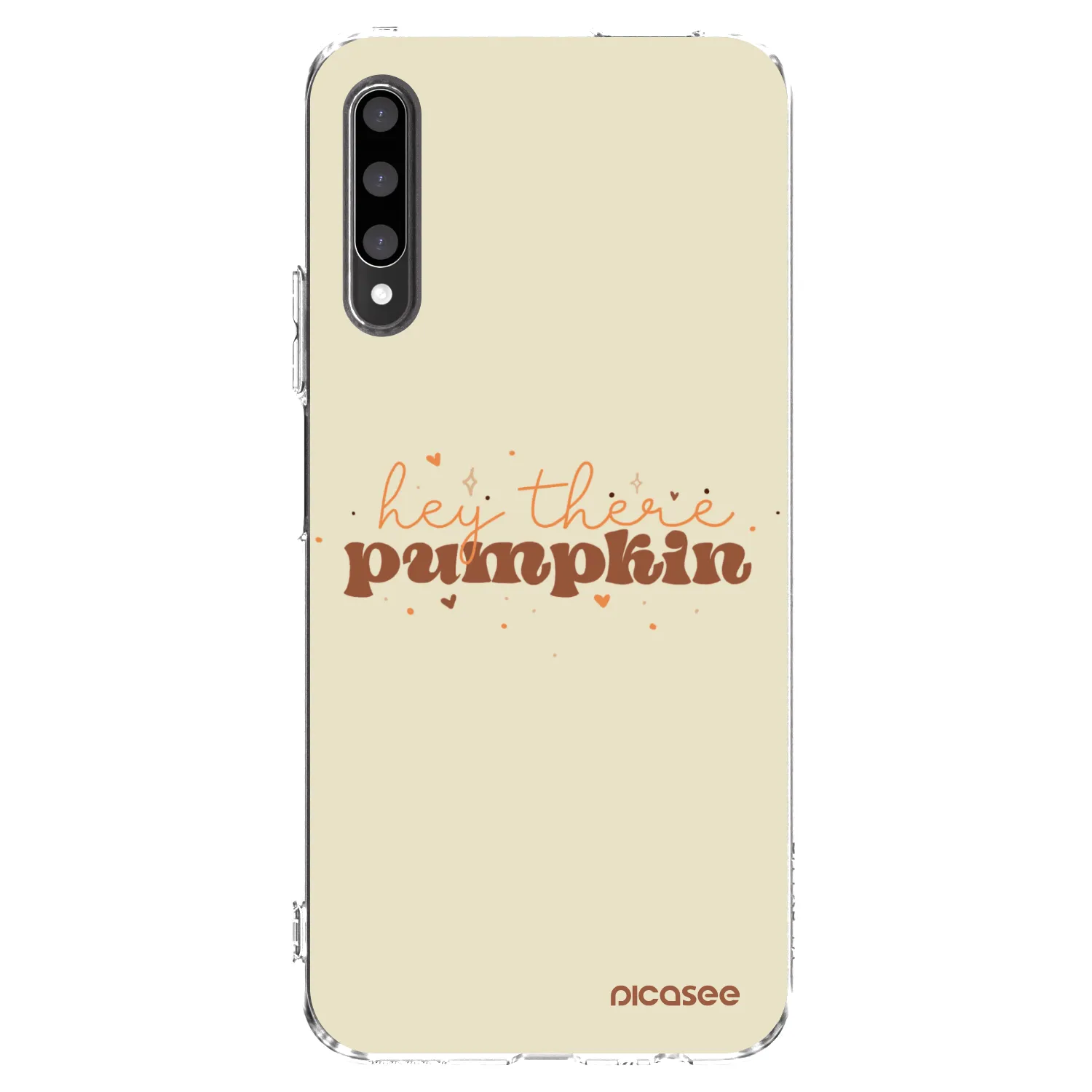 Picasee silikonový průhledný obal pro Honor 9X Pro - Hey there pumpkin