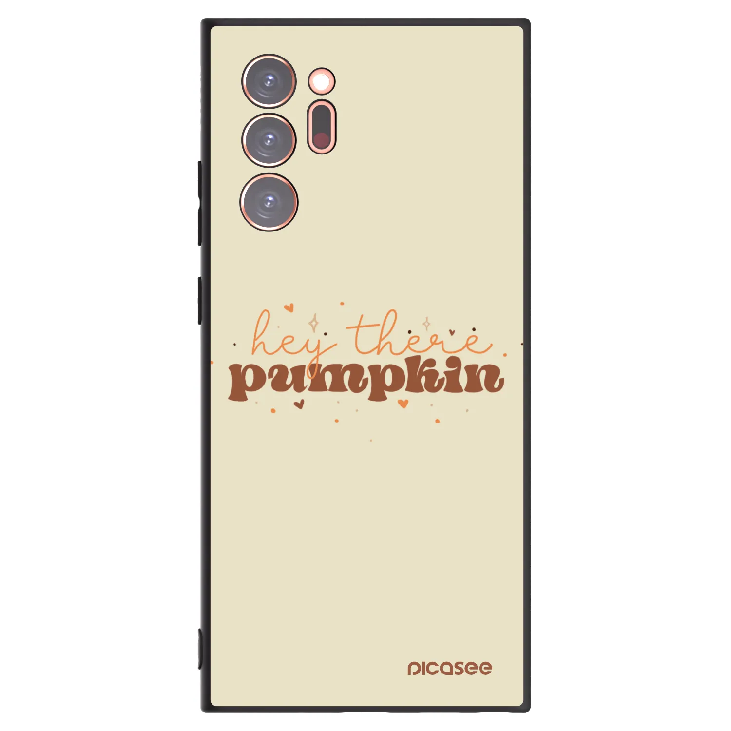 Picasee silikonový černý obal pro Samsung Galaxy Note 20 Ultra - Hey there pumpkin