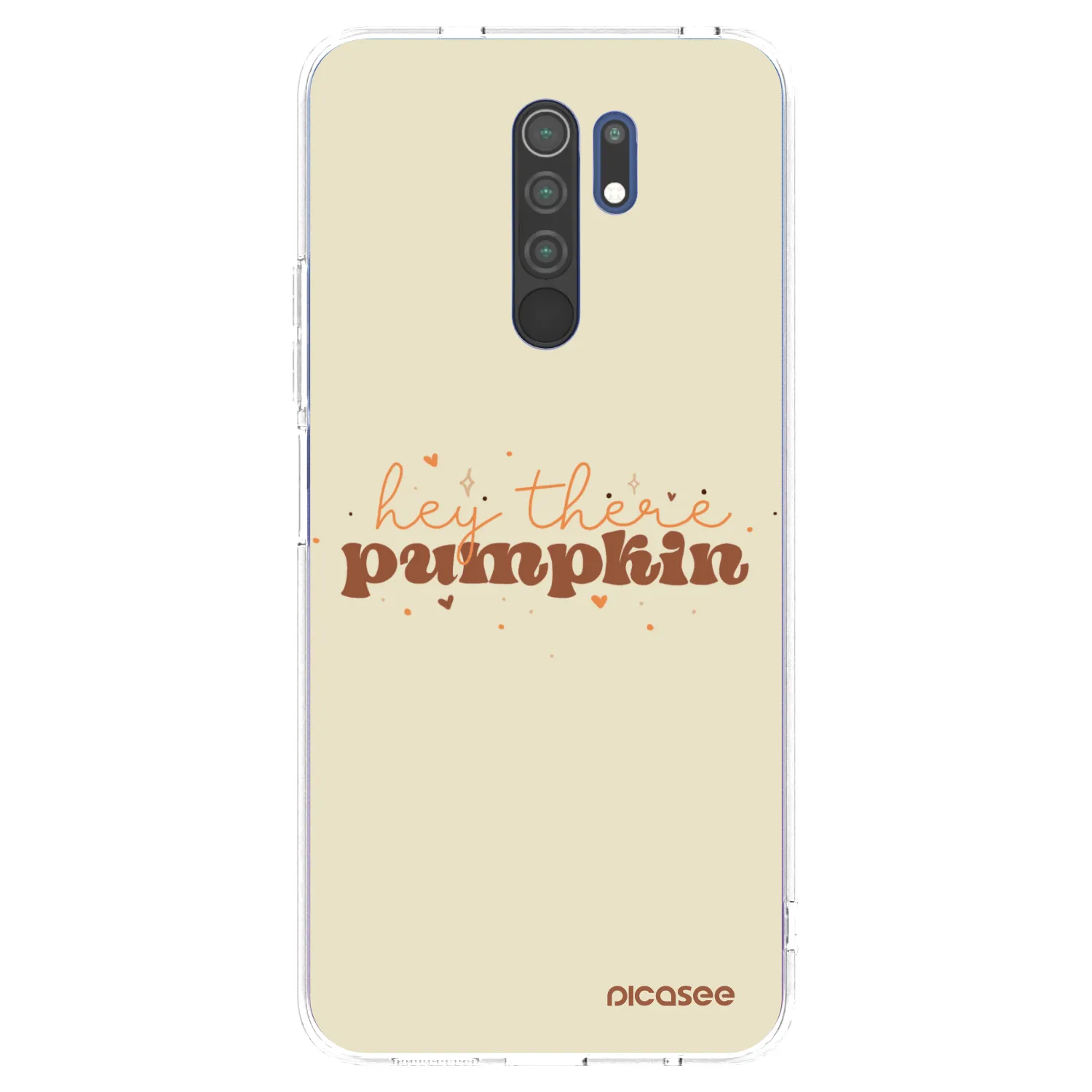 Picasee silikonový průhledný obal pro Xiaomi Redmi 9 - Hey there pumpkin