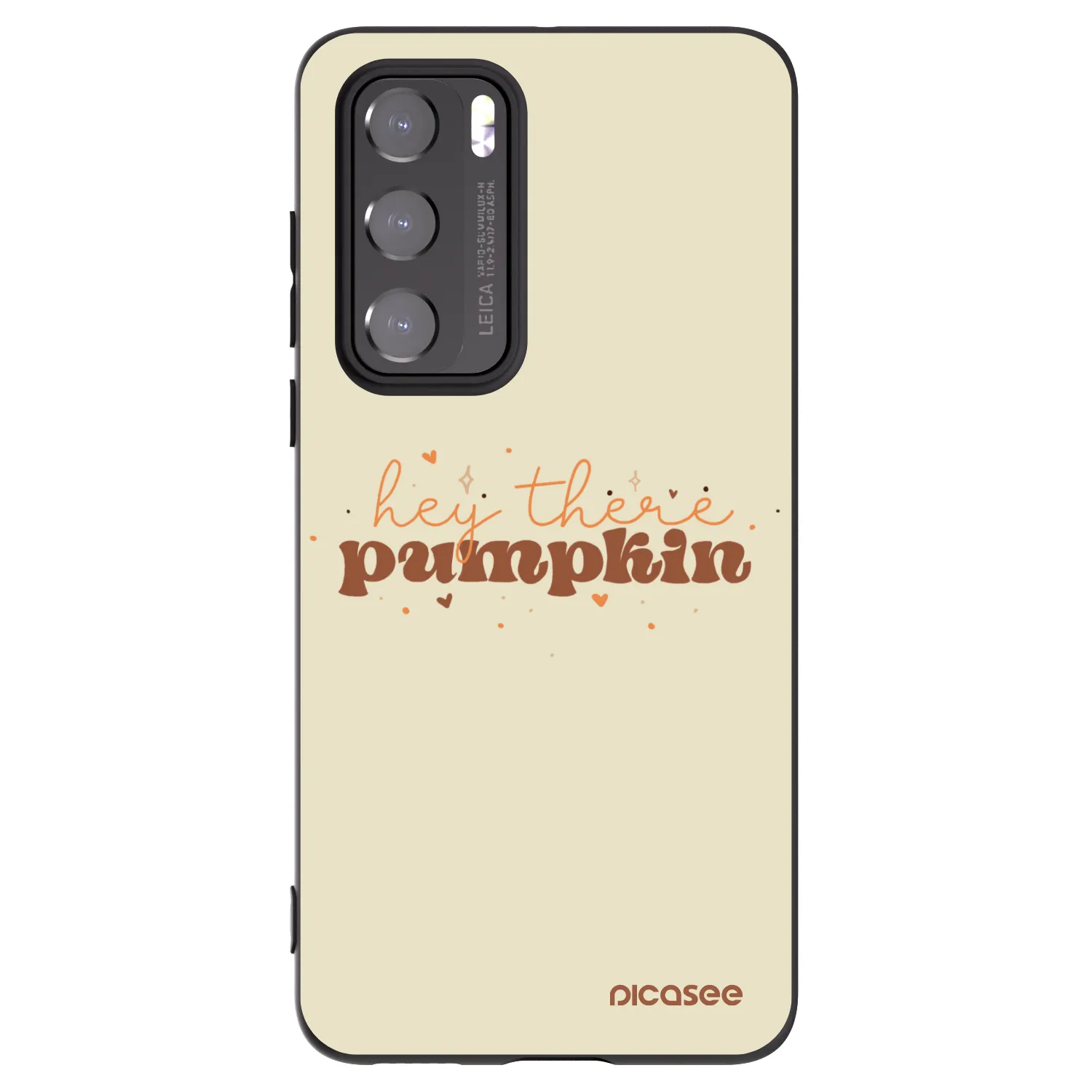 Picasee silikonový černý obal pro Huawei P40 - Hey there pumpkin