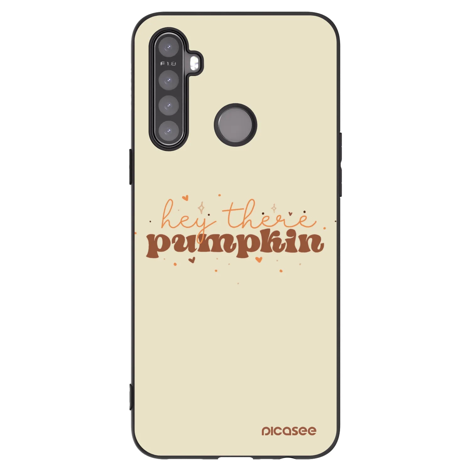 Picasee silikonový černý obal pro Realme 6i - Hey there pumpkin