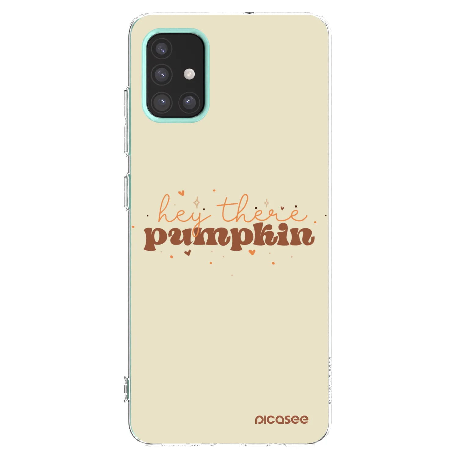Picasee silikonový průhledný obal pro Samsung Galaxy M31s - Hey there pumpkin
