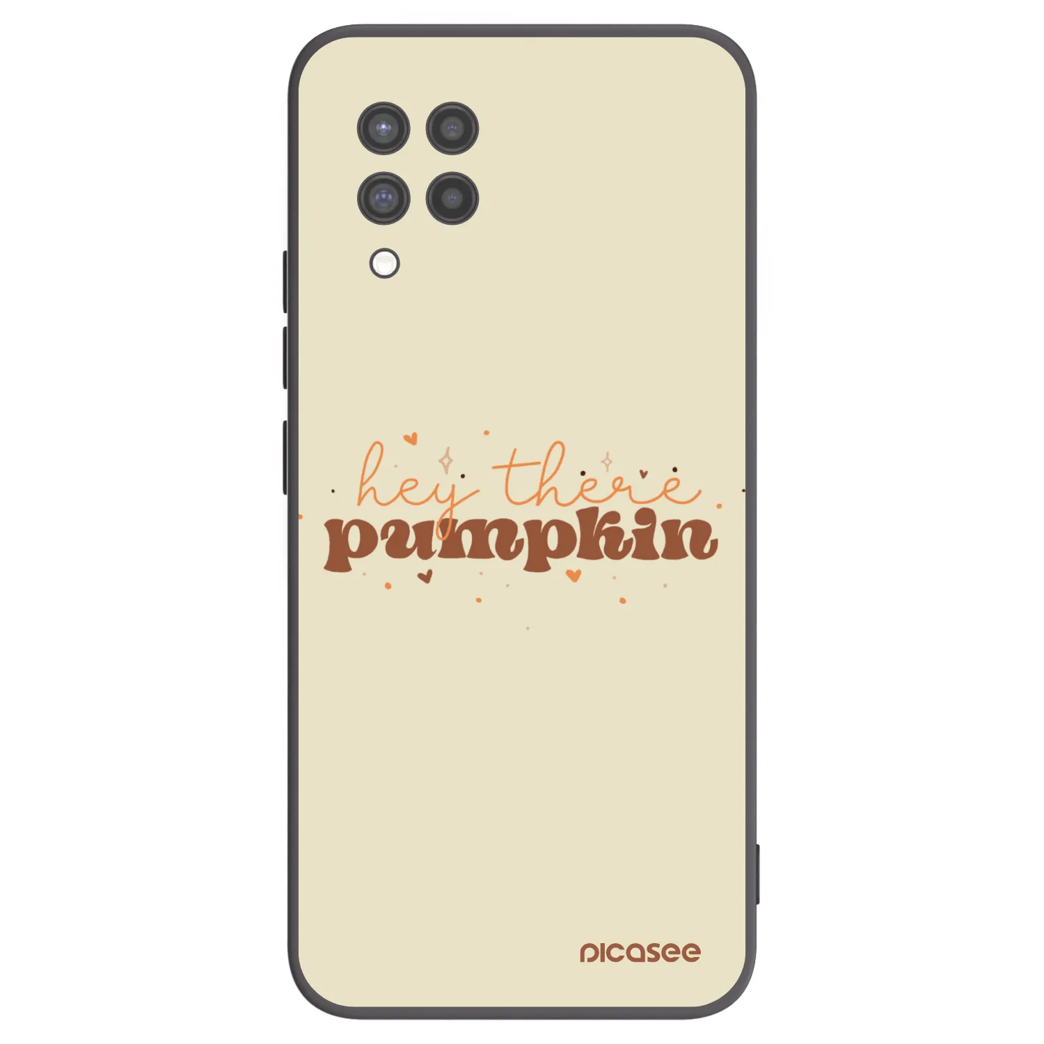Picasee silikonový černý obal pro Samsung Galaxy A42 A426B - Hey there pumpkin