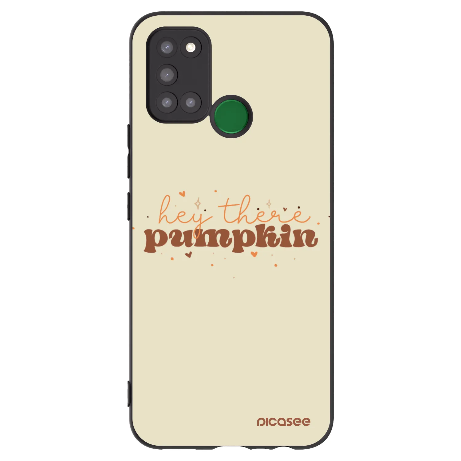 Picasee silikonový černý obal pro Realme 7i - Hey there pumpkin