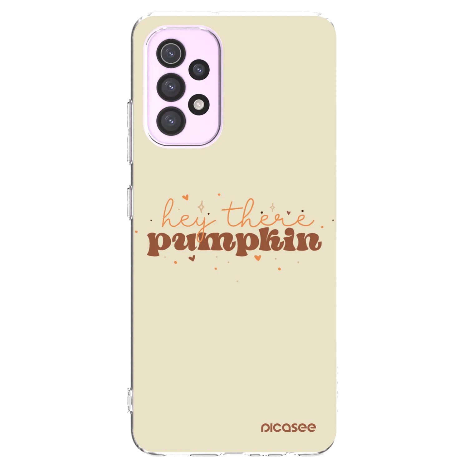 Picasee silikonový průhledný obal pro Samsung Galaxy A32 5G A326B - Hey there pumpkin