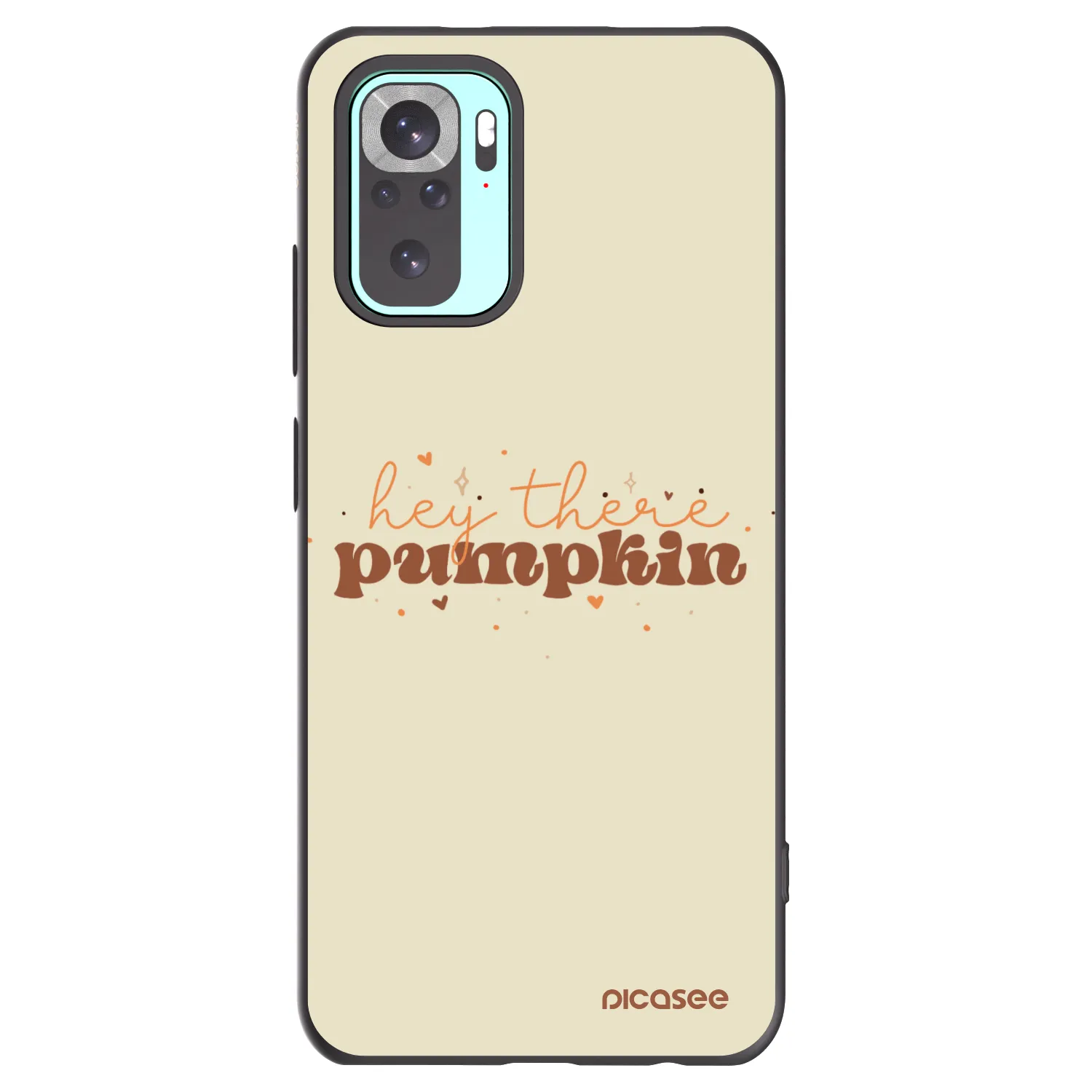 Picasee silikonový černý obal pro Xiaomi Redmi Note 10 Pro - Hey there pumpkin