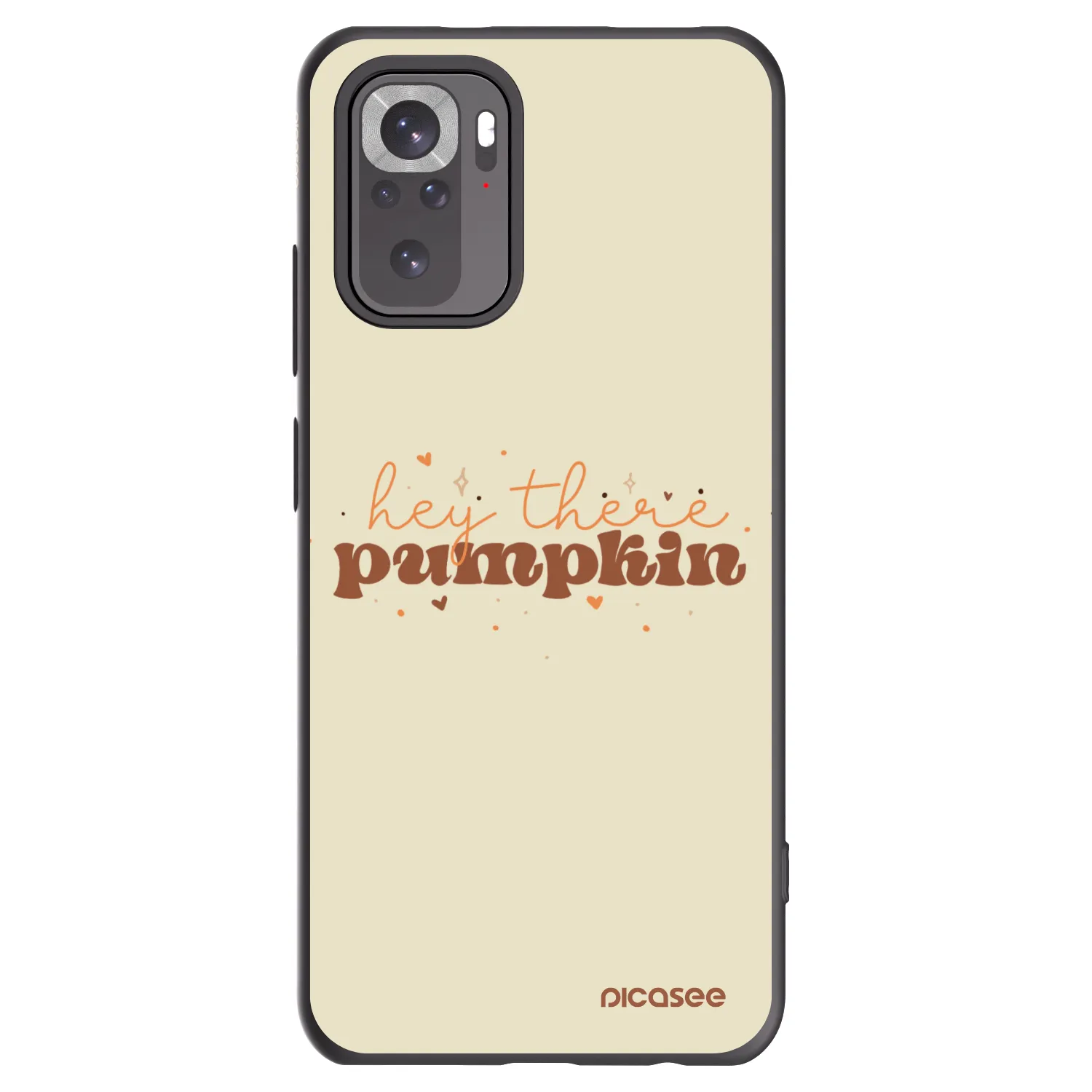 Picasee silikonový černý obal pro Xiaomi Redmi Note 10S - Hey there pumpkin