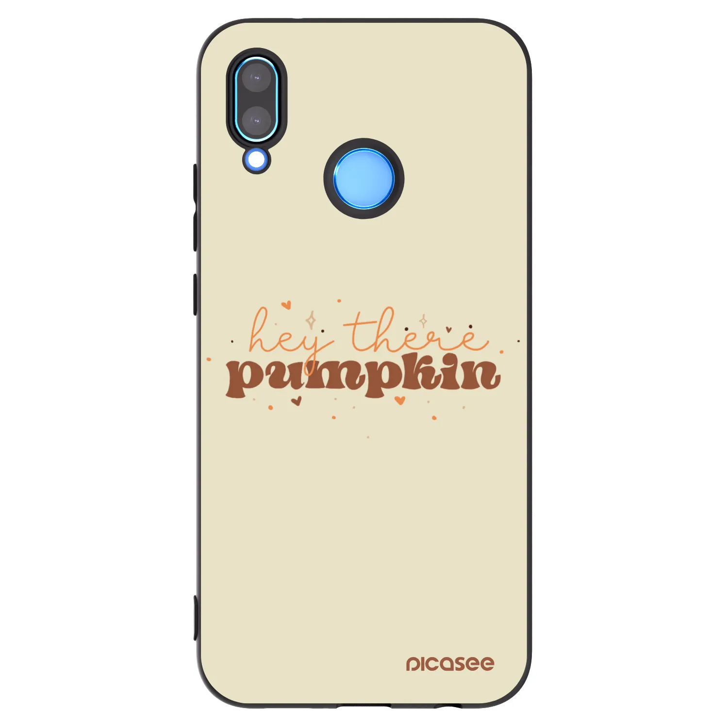 Picasee silikonový černý obal pro Huawei P20 Lite - Hey there pumpkin