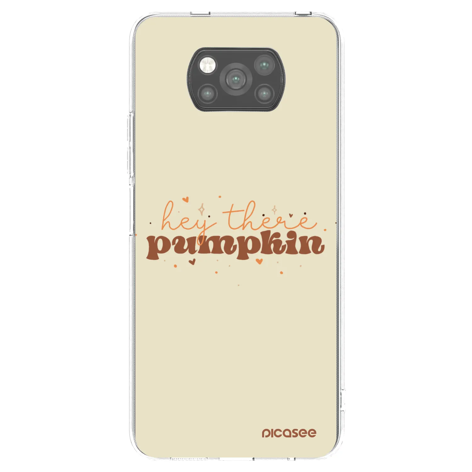 Picasee silikonový černý obal pro Xiaomi Poco X3 Pro - Hey there pumpkin