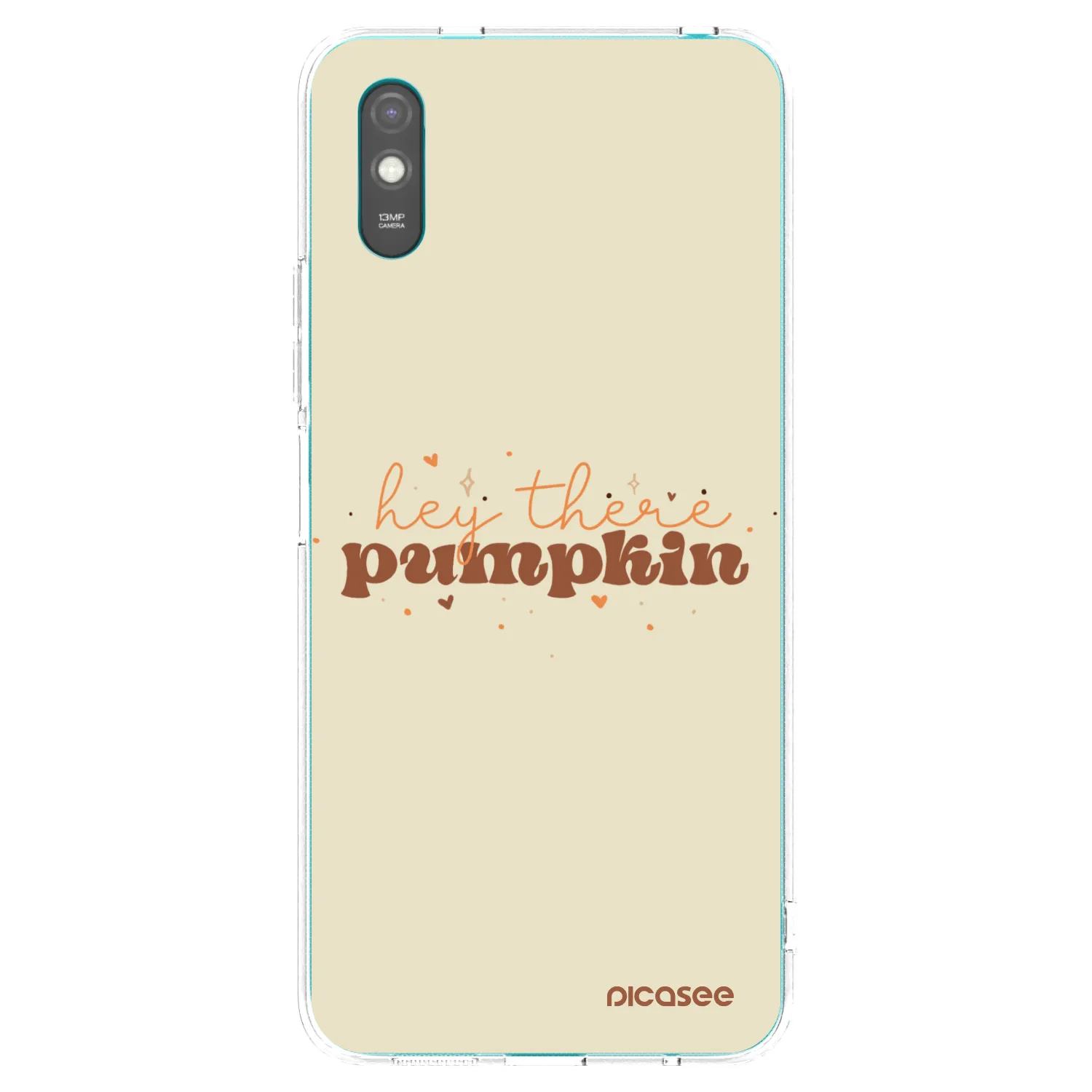Picasee silikonový průhledný obal pro Xiaomi Redmi 9AT - Hey there pumpkin