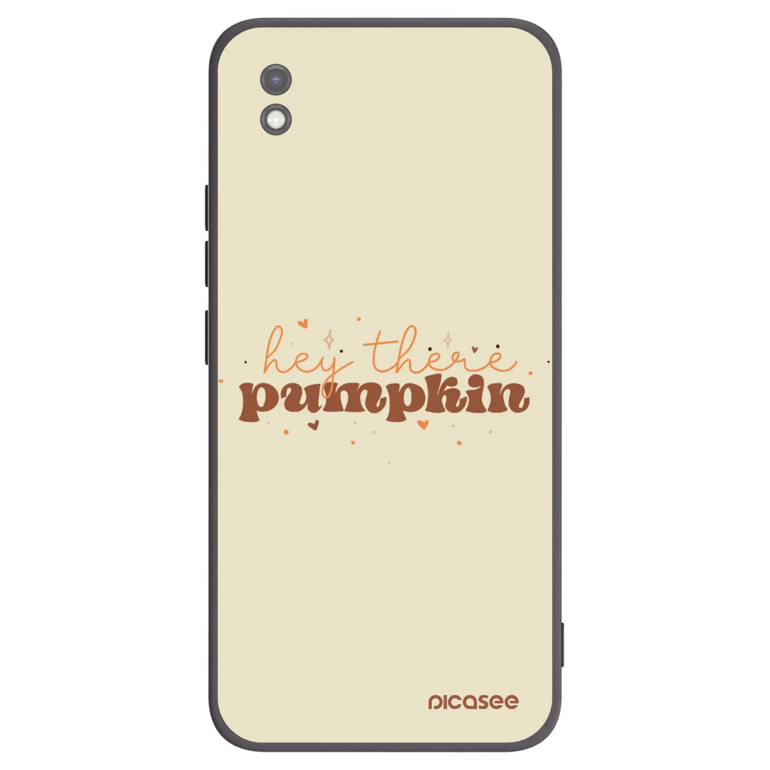 Picasee silikonový černý obal pro Xiaomi Redmi 9AT - Hey there pumpkin