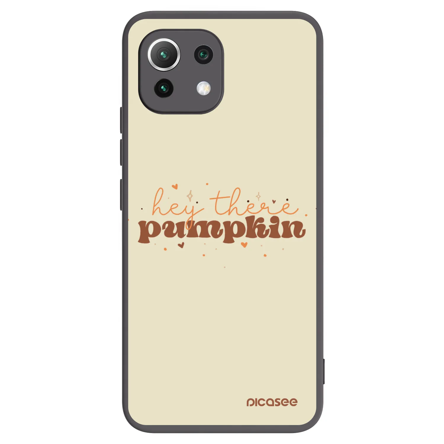 Picasee silikonový černý obal pro Xiaomi Mi 11 Lite - Hey there pumpkin