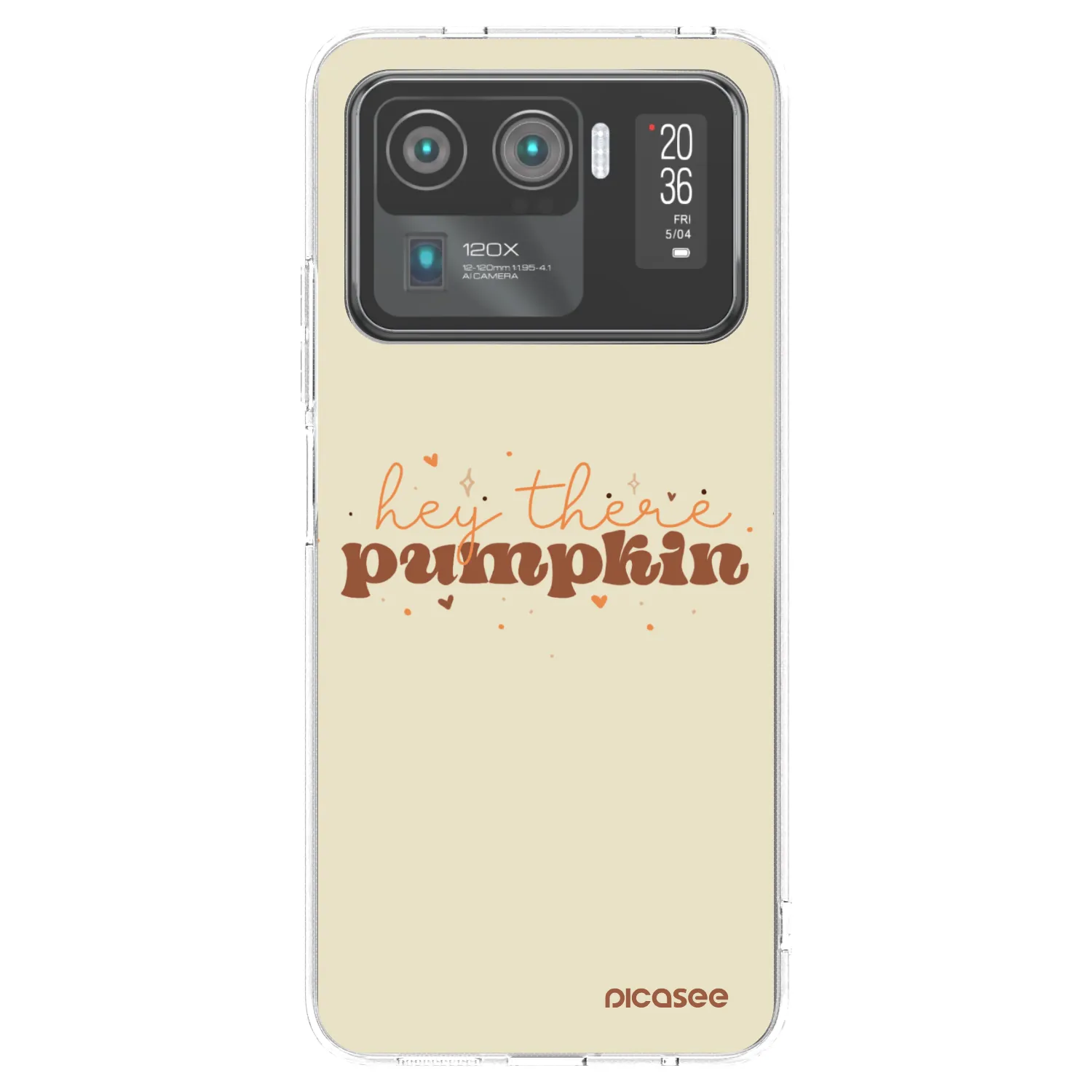 Picasee silikonový průhledný obal pro Xiaomi Mi 11 Ultra - Hey there pumpkin