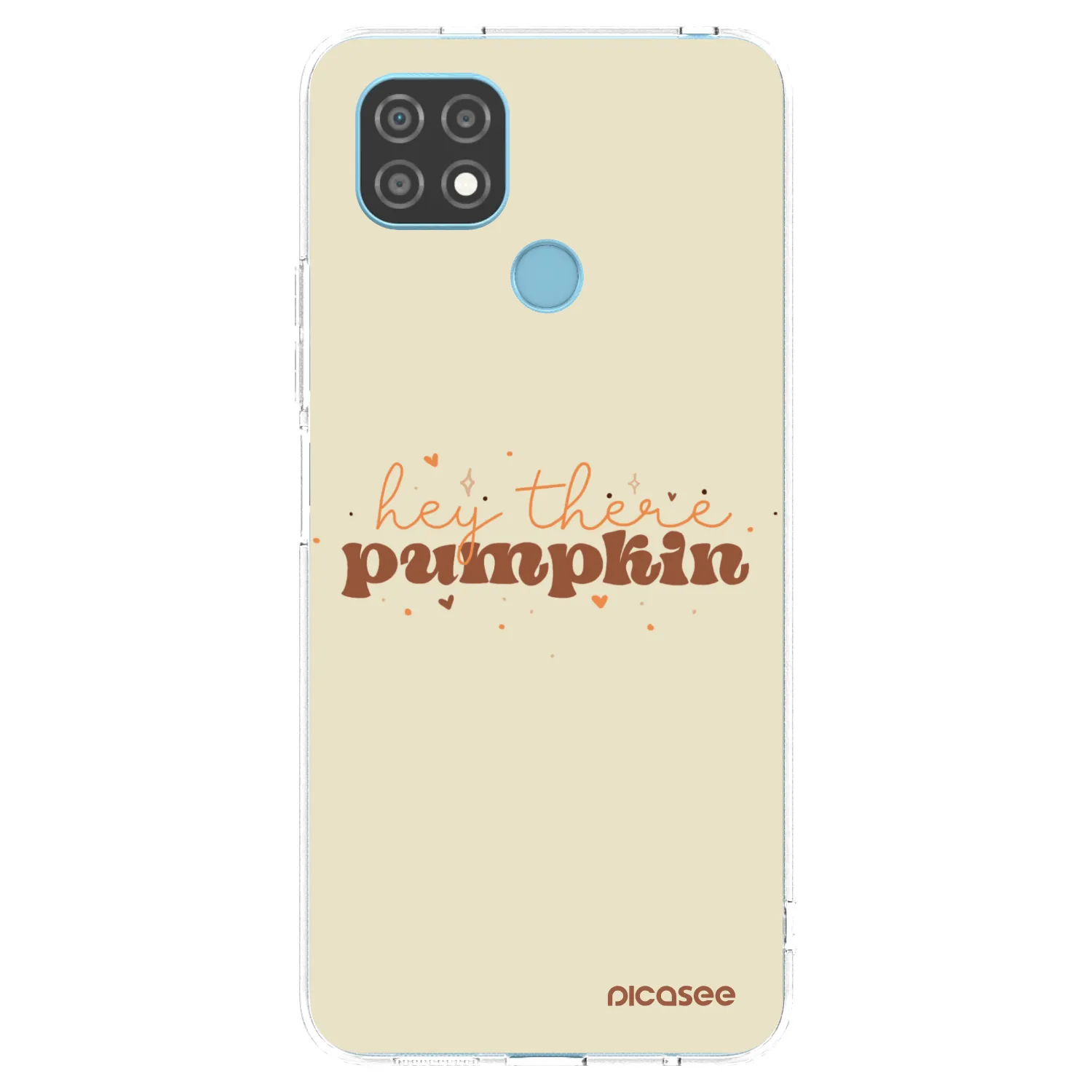 Picasee silikonový průhledný obal pro Realme C21 - Hey there pumpkin