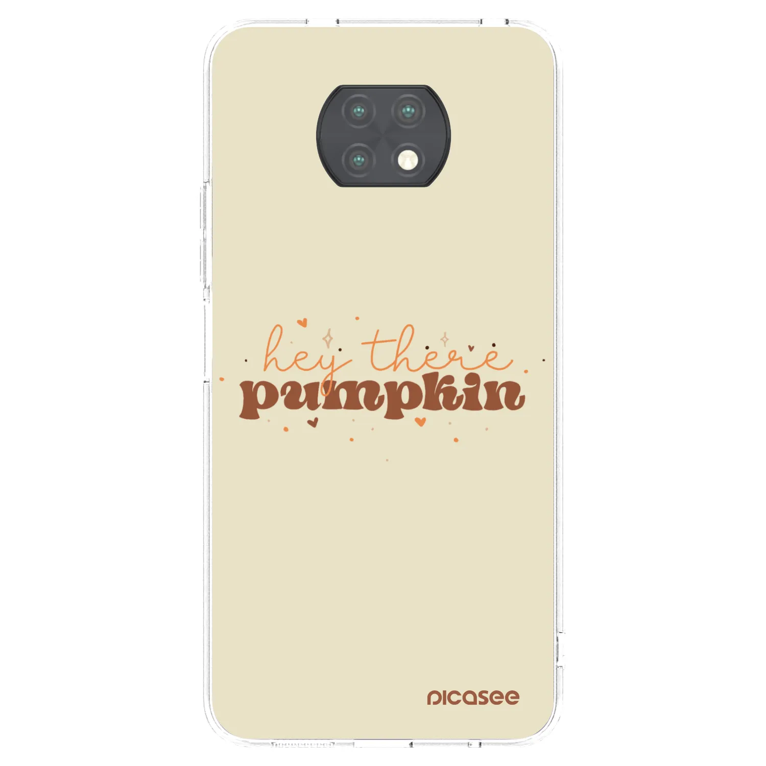 Picasee silikonový průhledný obal pro Xiaomi Redmi Note 9T - Hey there pumpkin