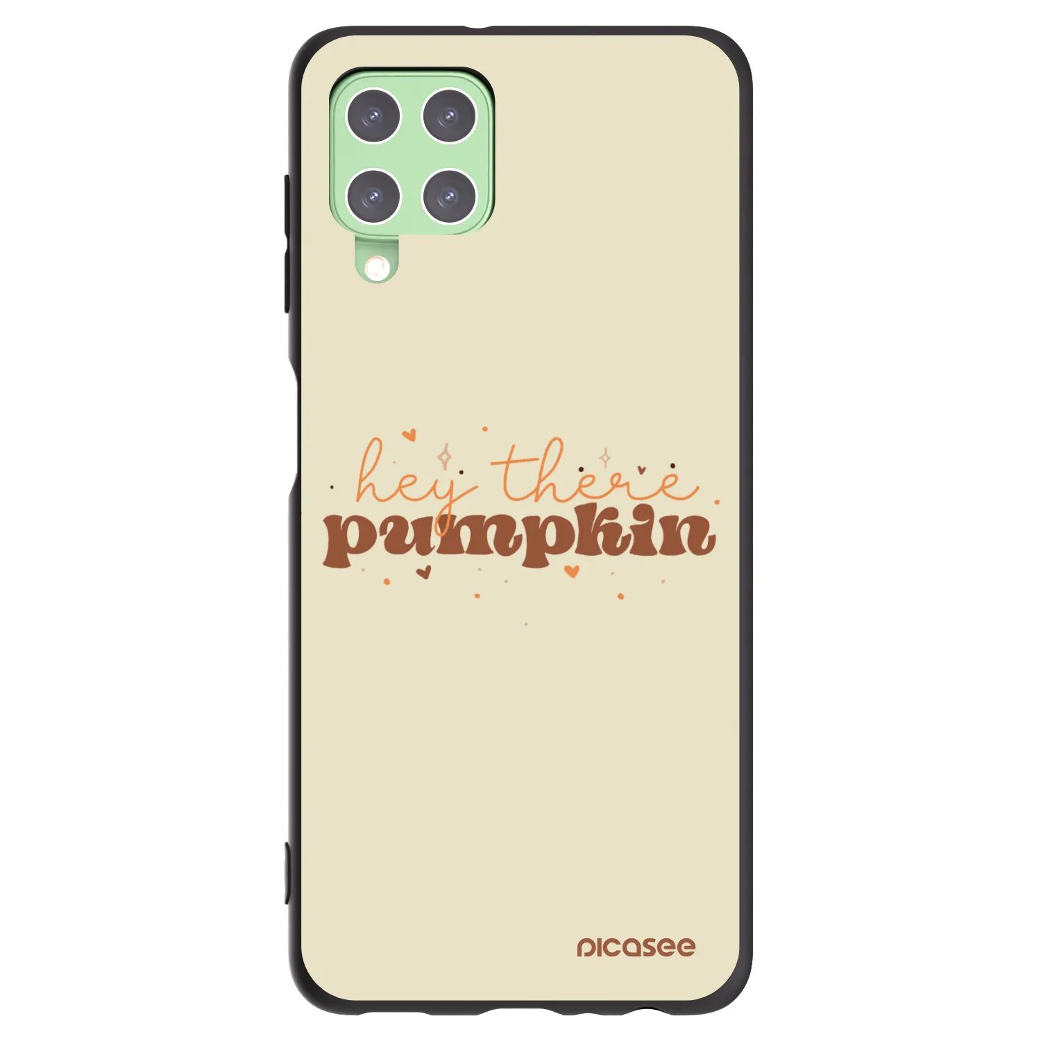 Picasee silikonový černý obal pro Samsung Galaxy A22 A225F 4G - Hey there pumpkin