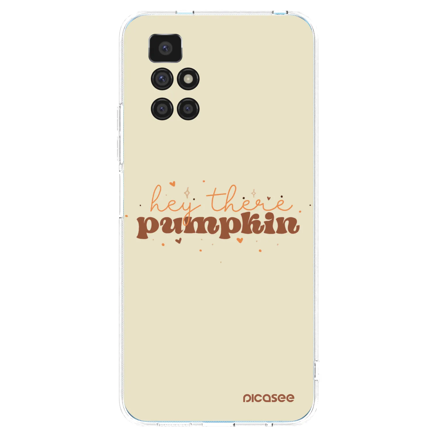 Picasee silikonový průhledný obal pro Xiaomi Redmi 10 - Hey there pumpkin