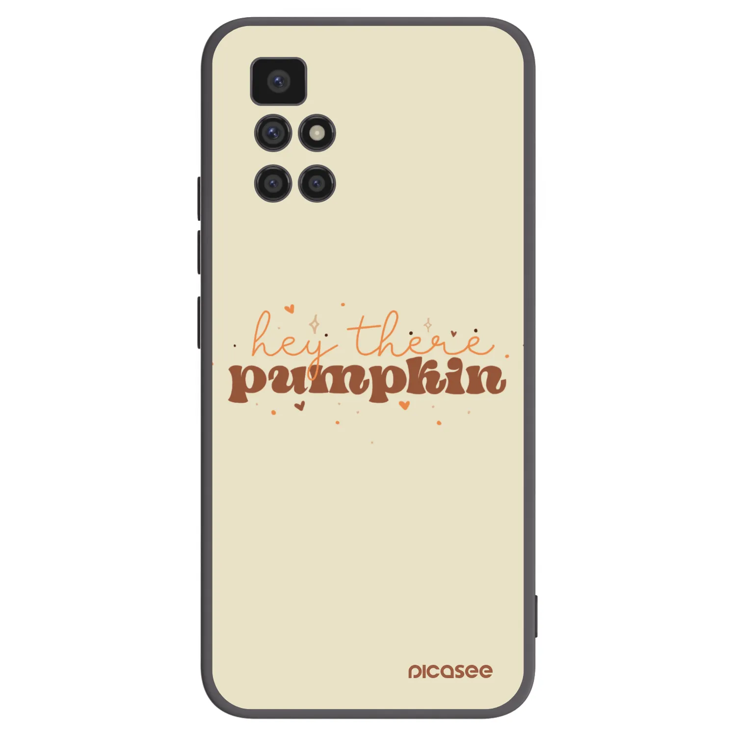 Picasee silikonový černý obal pro Xiaomi Redmi 10 - Hey there pumpkin