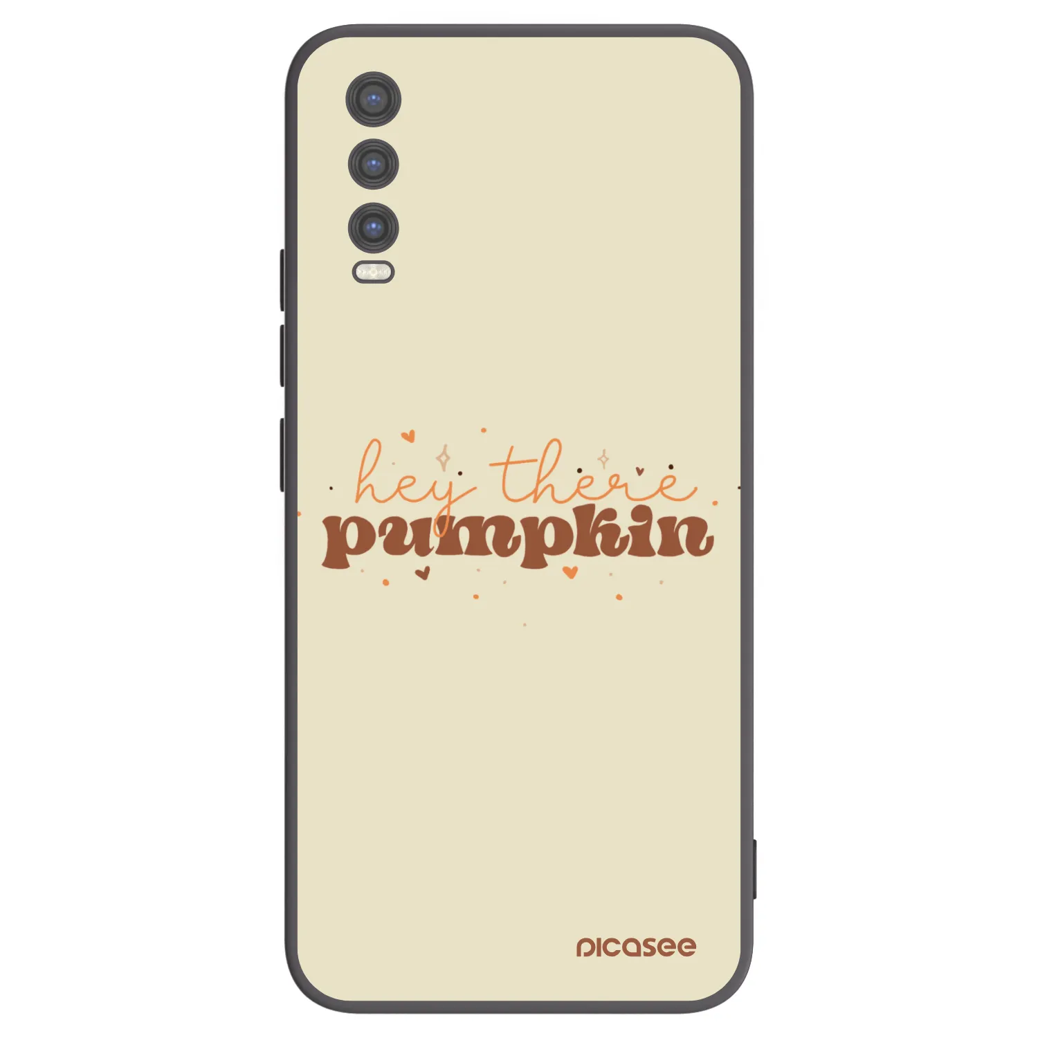 Picasee silikonový černý obal pro Vivo Y20s - Hey there pumpkin