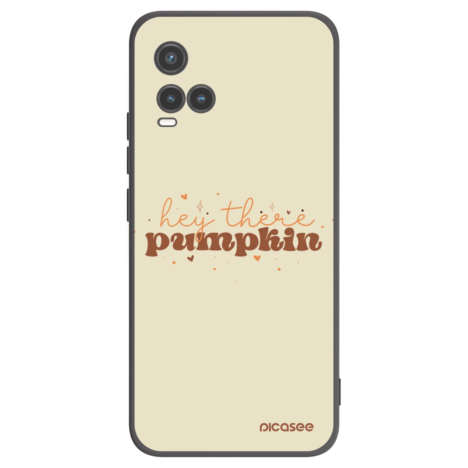 Picasee silikonový černý obal pro Vivo Y33s - Hey there pumpkin