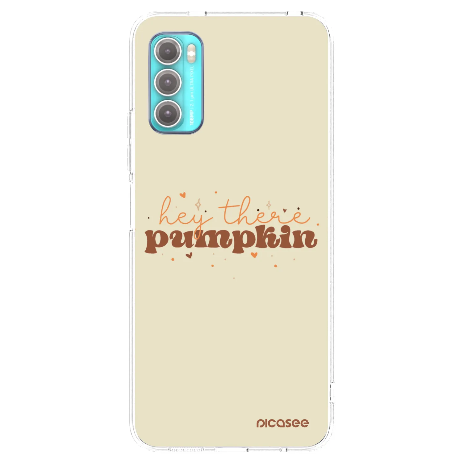 Picasee silikonový průhledný obal pro Motorola Moto G60 - Hey there pumpkin