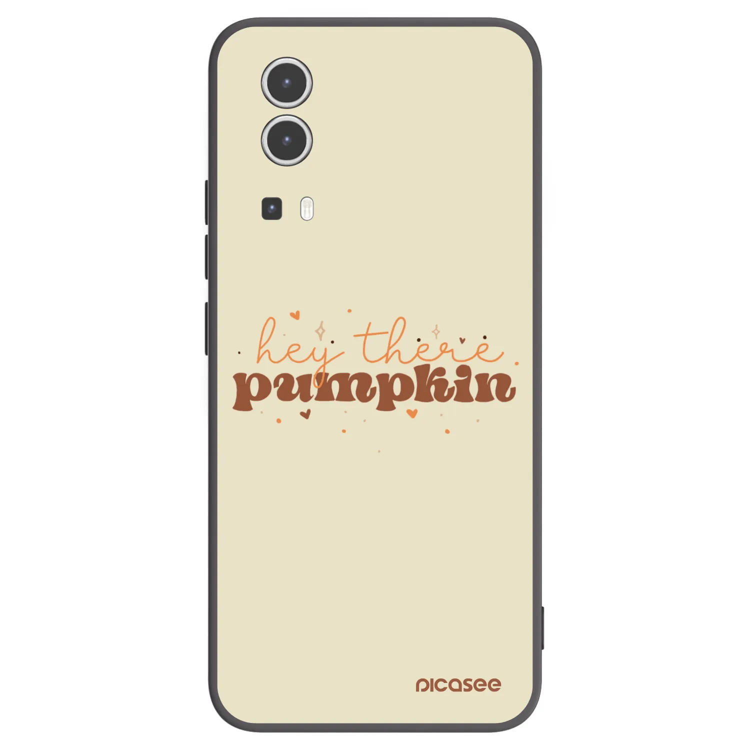 Picasee silikonový černý obal pro Vivo Y72 5G - Hey there pumpkin