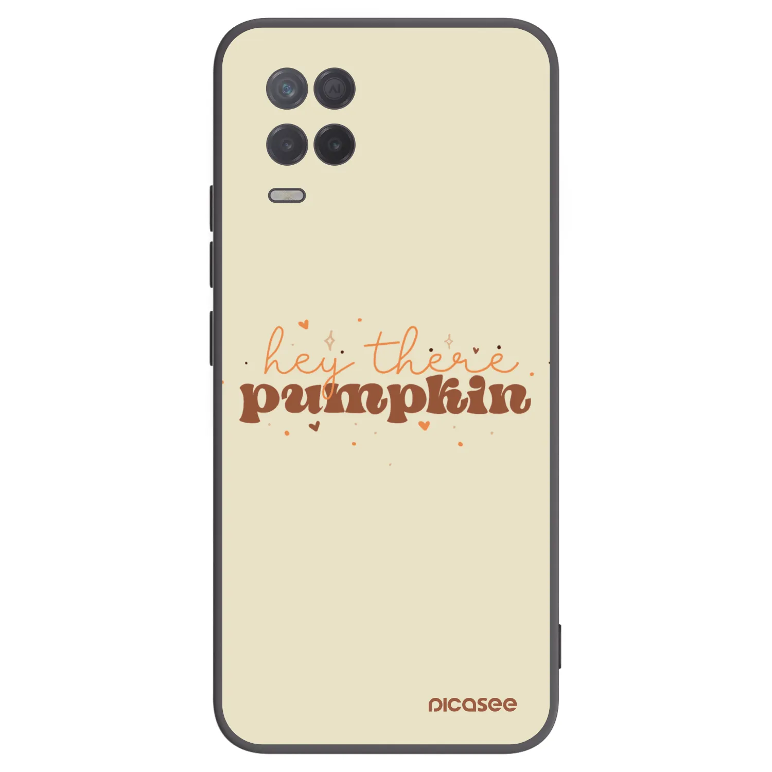 Picasee silikonový černý obal pro Realme 8 5G - Hey there pumpkin