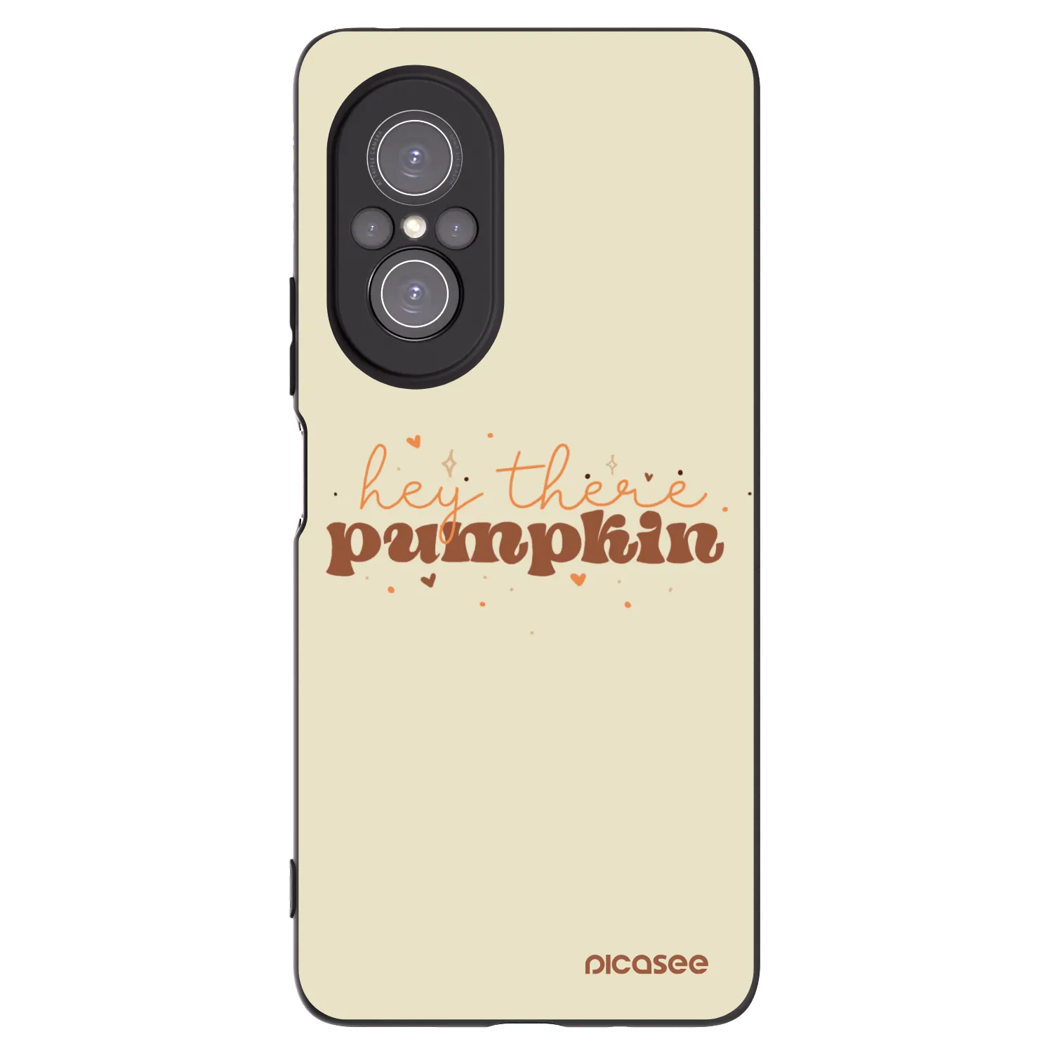 Picasee silikonový černý obal pro Huawei Nova 9 SE - Hey there pumpkin