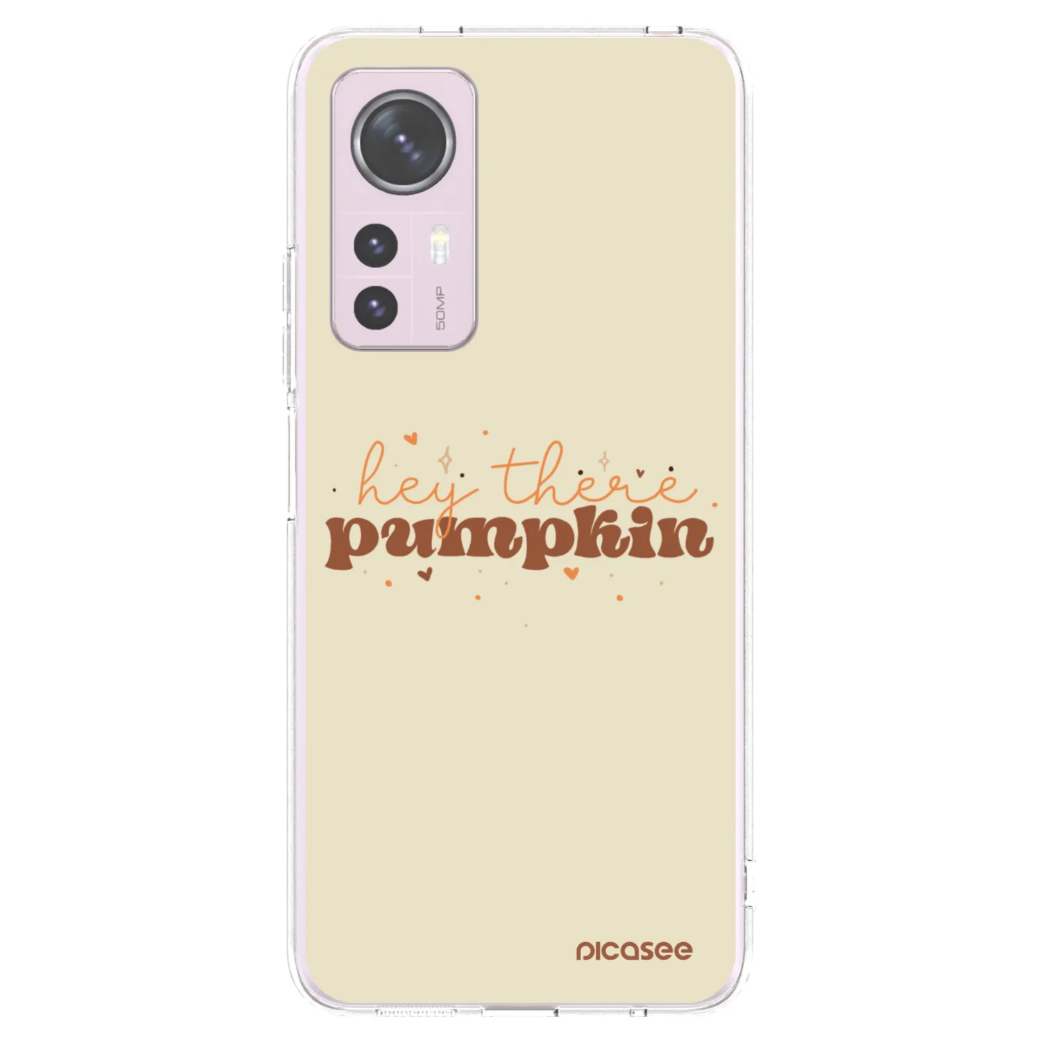Picasee silikonový průhledný obal pro Xiaomi 12 - Hey there pumpkin