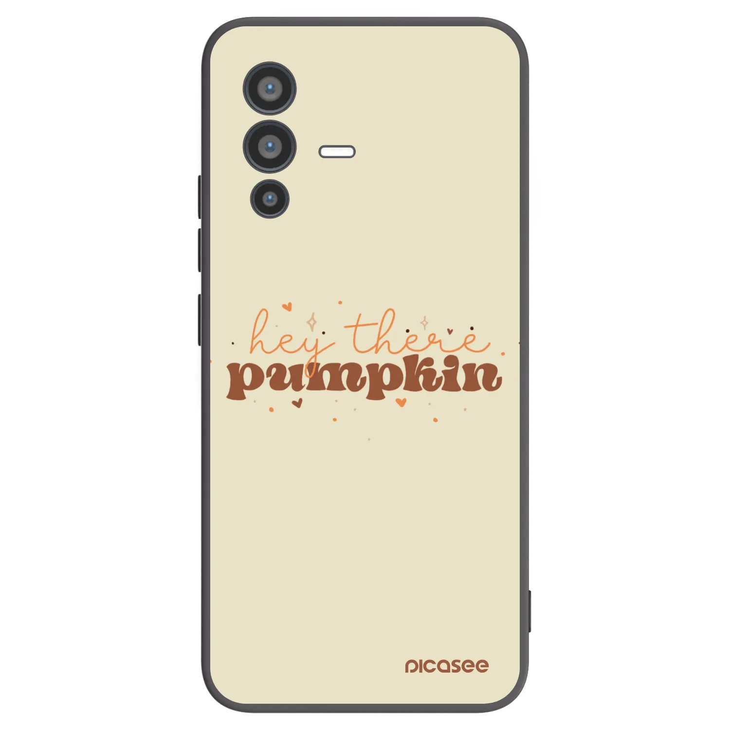 Picasee silikonový černý obal pro Vivo V23 5G - Hey there pumpkin