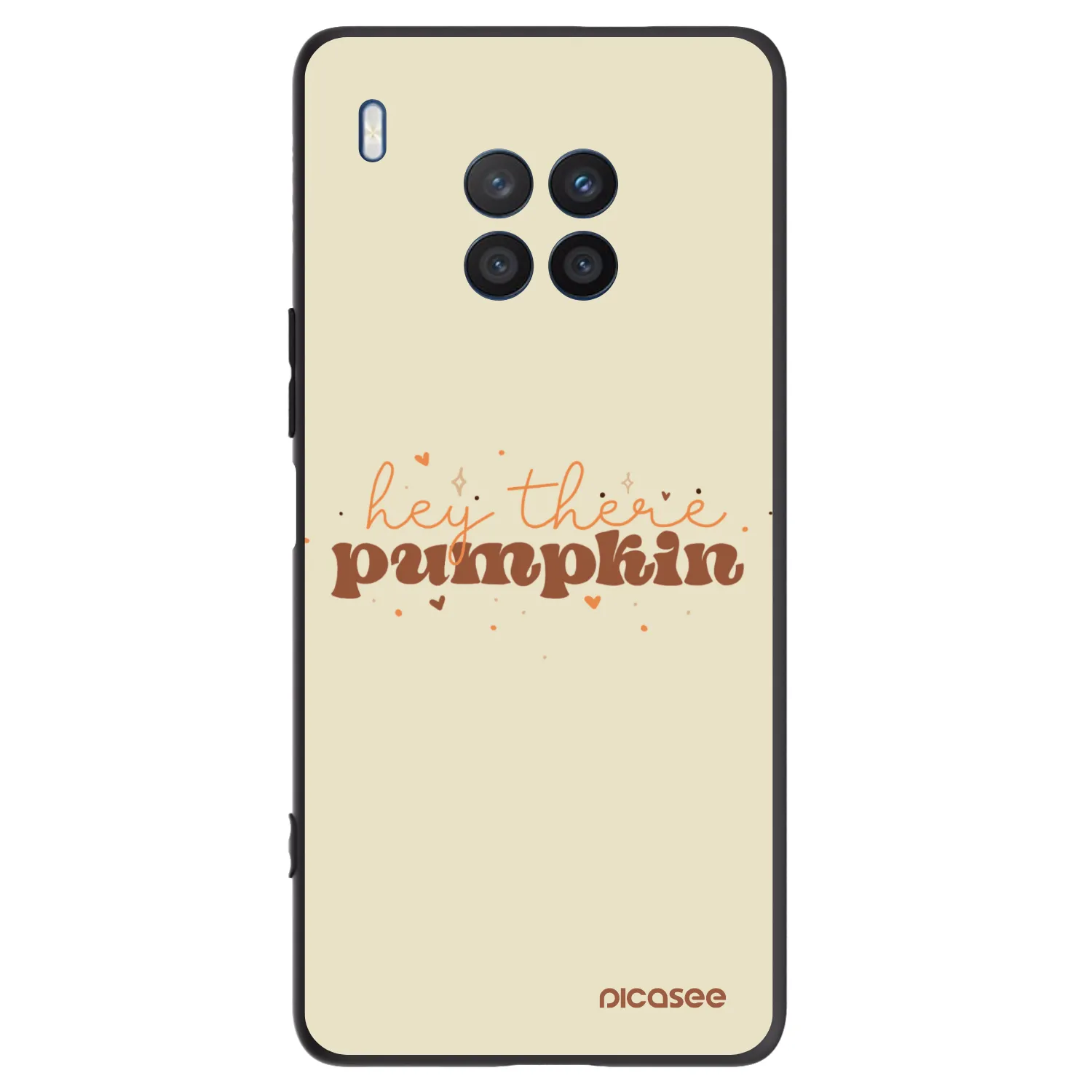 Picasee silikonový černý obal pro Honor 50 Lite - Hey there pumpkin