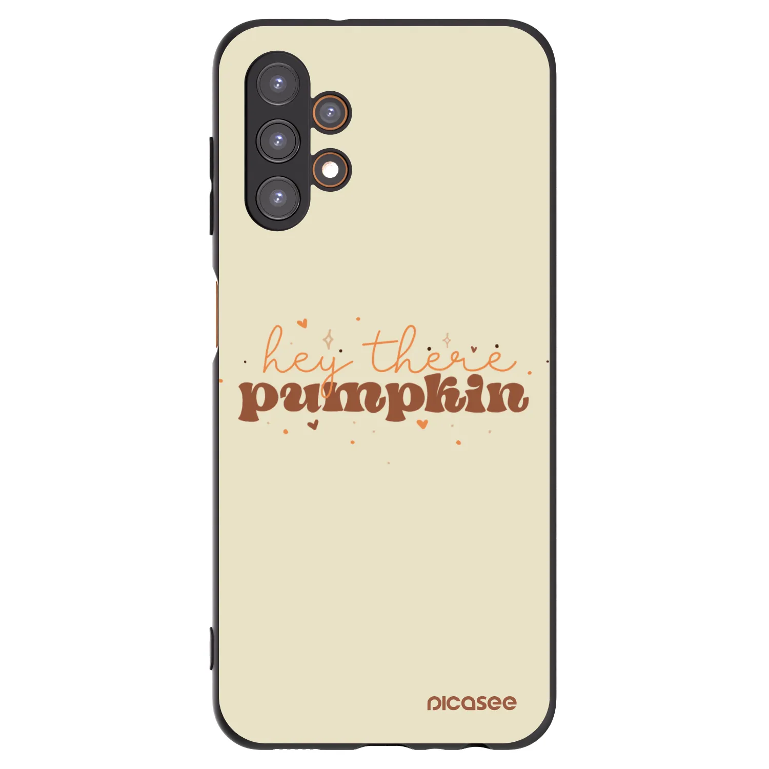 Picasee silikonový černý obal pro Samsung Galaxy A13 4G A135 - Hey there pumpkin