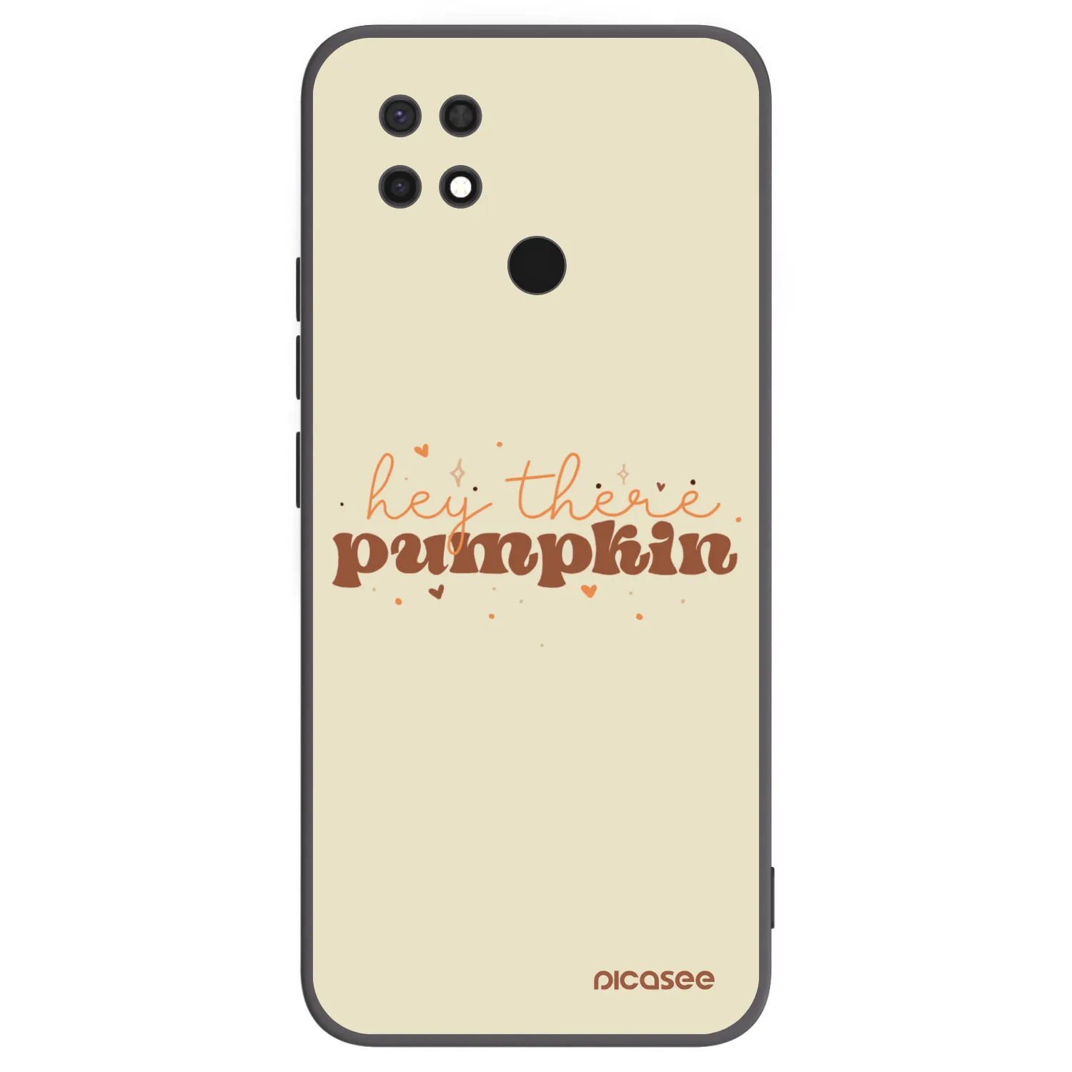 Picasee silikonový černý obal pro Xiaomi Redmi 10C - Hey there pumpkin
