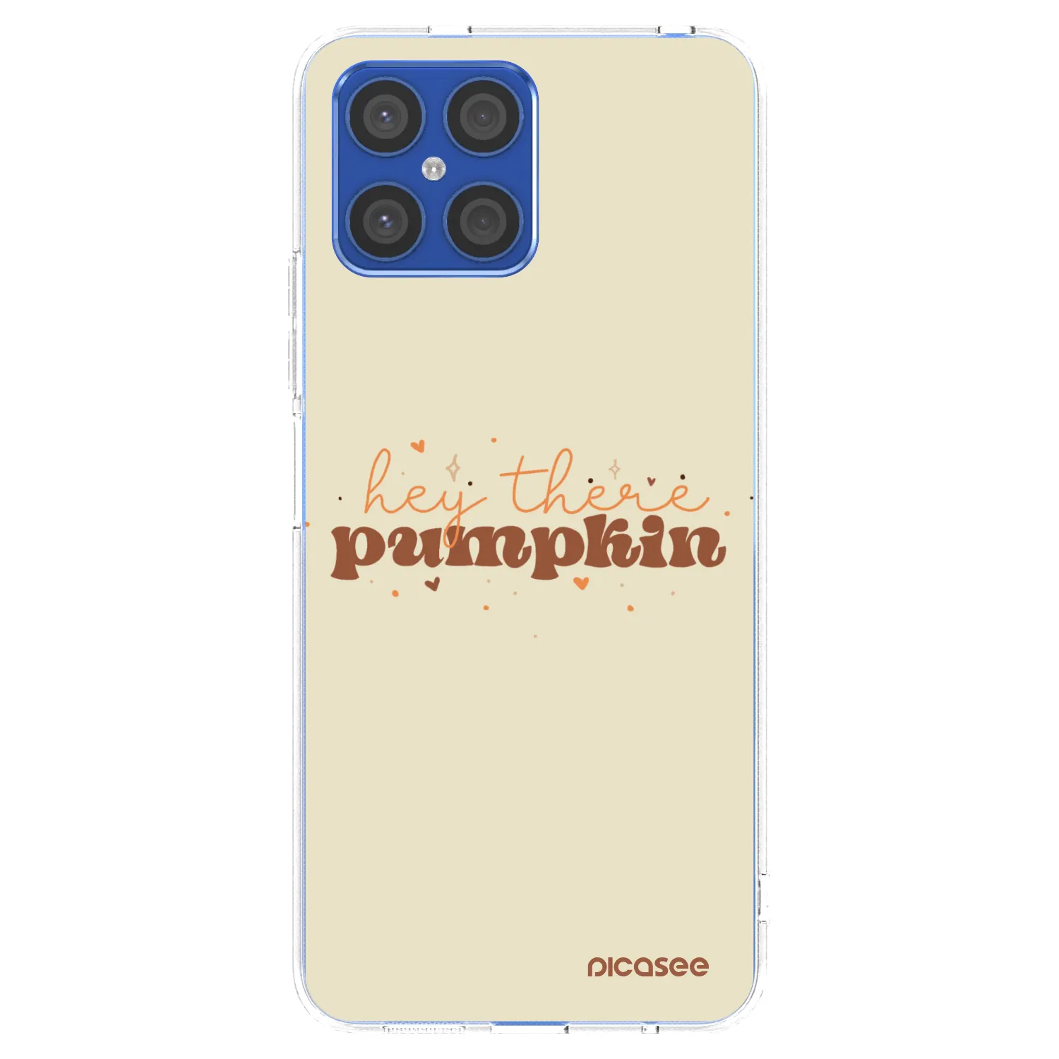 Picasee silikonový průhledný obal pro Honor X8 4G - Hey there pumpkin
