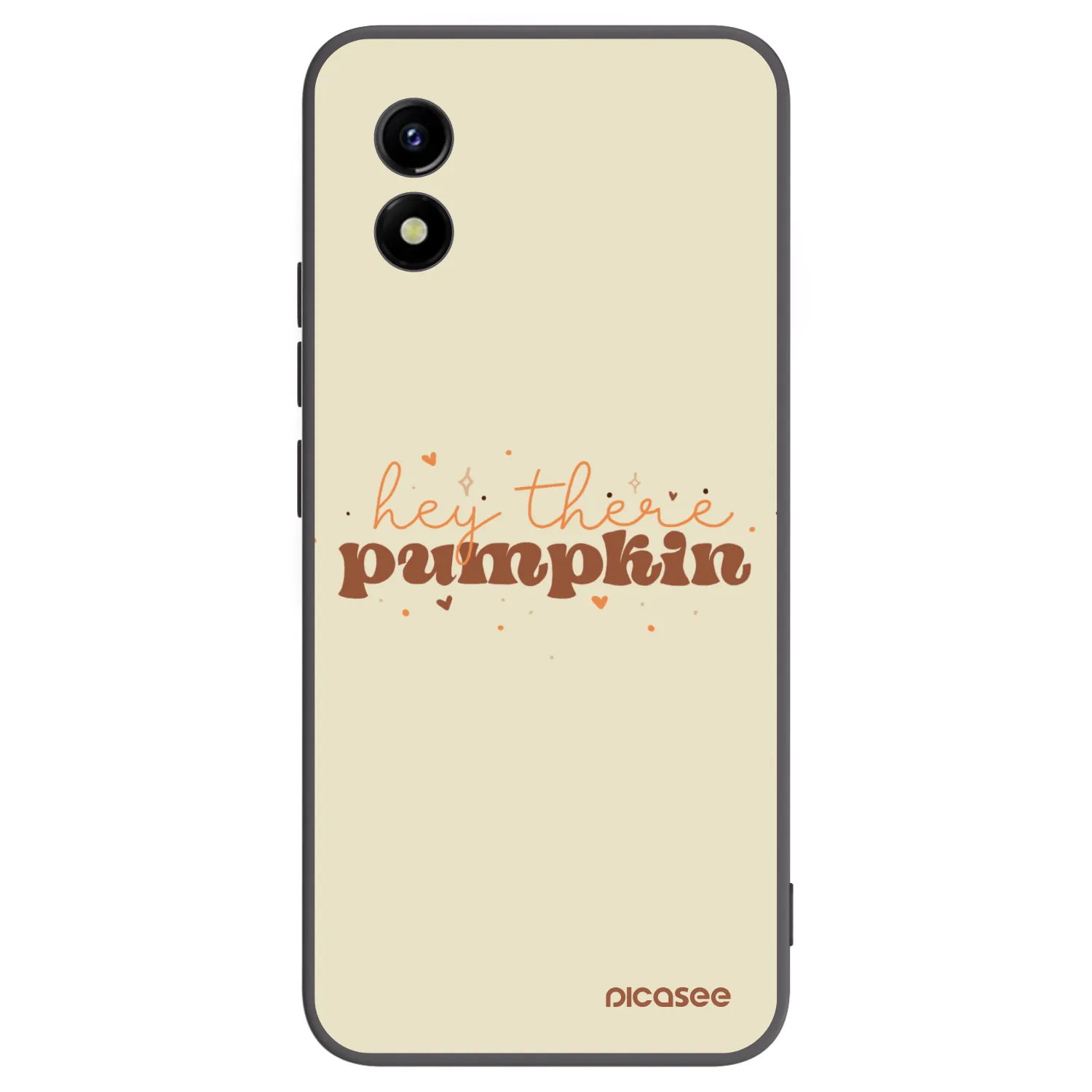 Picasee silikonový černý obal pro Vivo Y01 - Hey there pumpkin