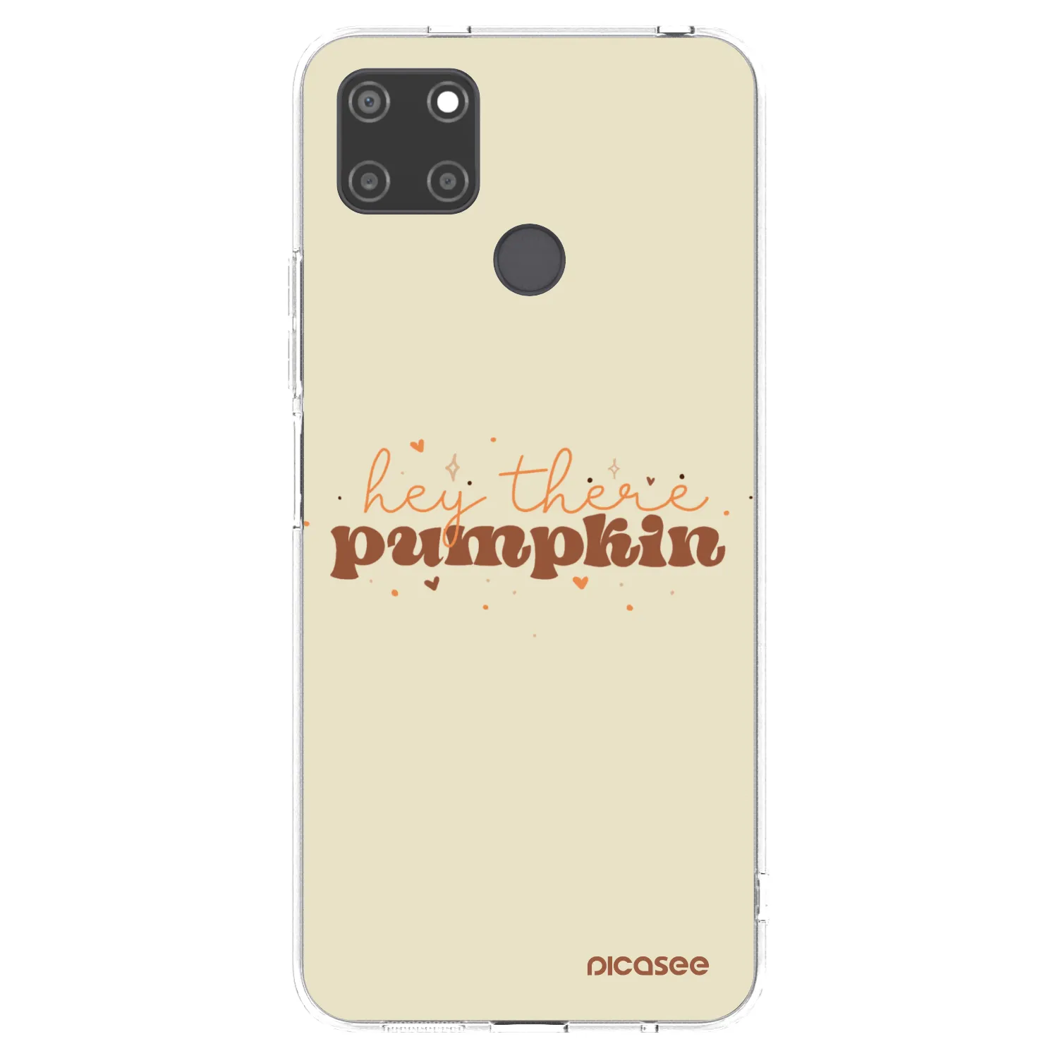 Picasee silikonový průhledný obal pro Realme C21Y - Hey there pumpkin