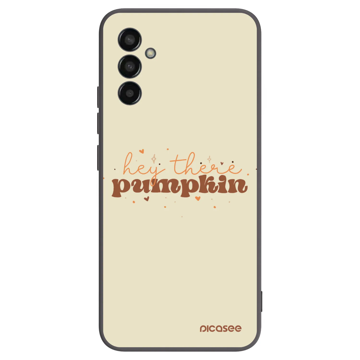 Picasee silikonový černý obal pro Samsung Galaxy M13 M135F - Hey there pumpkin