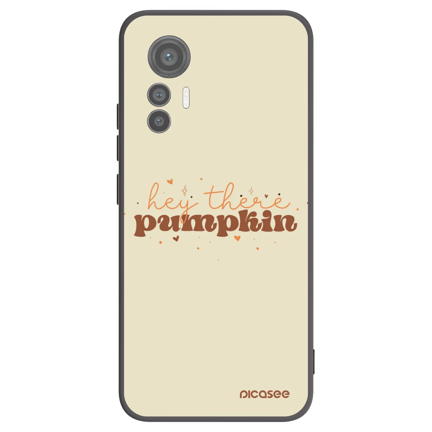 Picasee silikonový černý obal pro Xiaomi 12 Lite - Hey there pumpkin