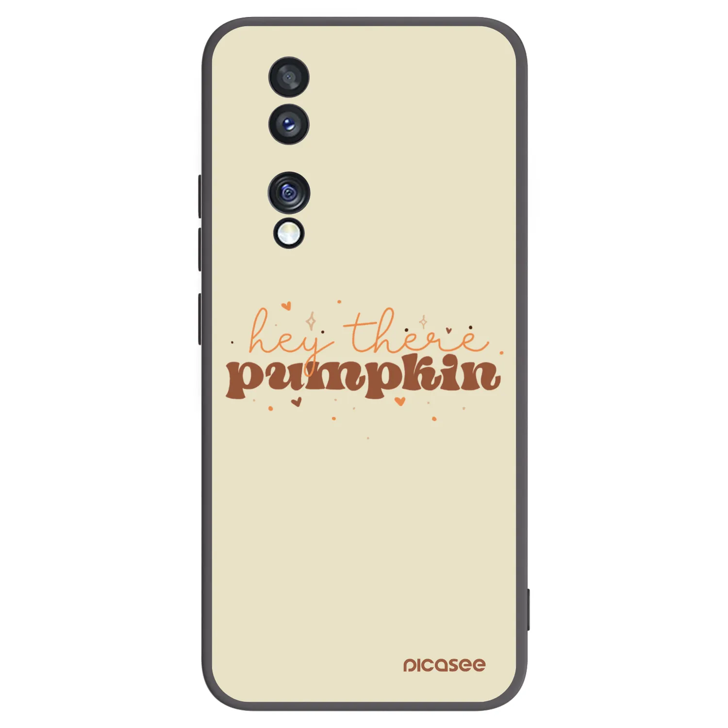 Picasee silikonový černý obal pro Honor 70 - Hey there pumpkin