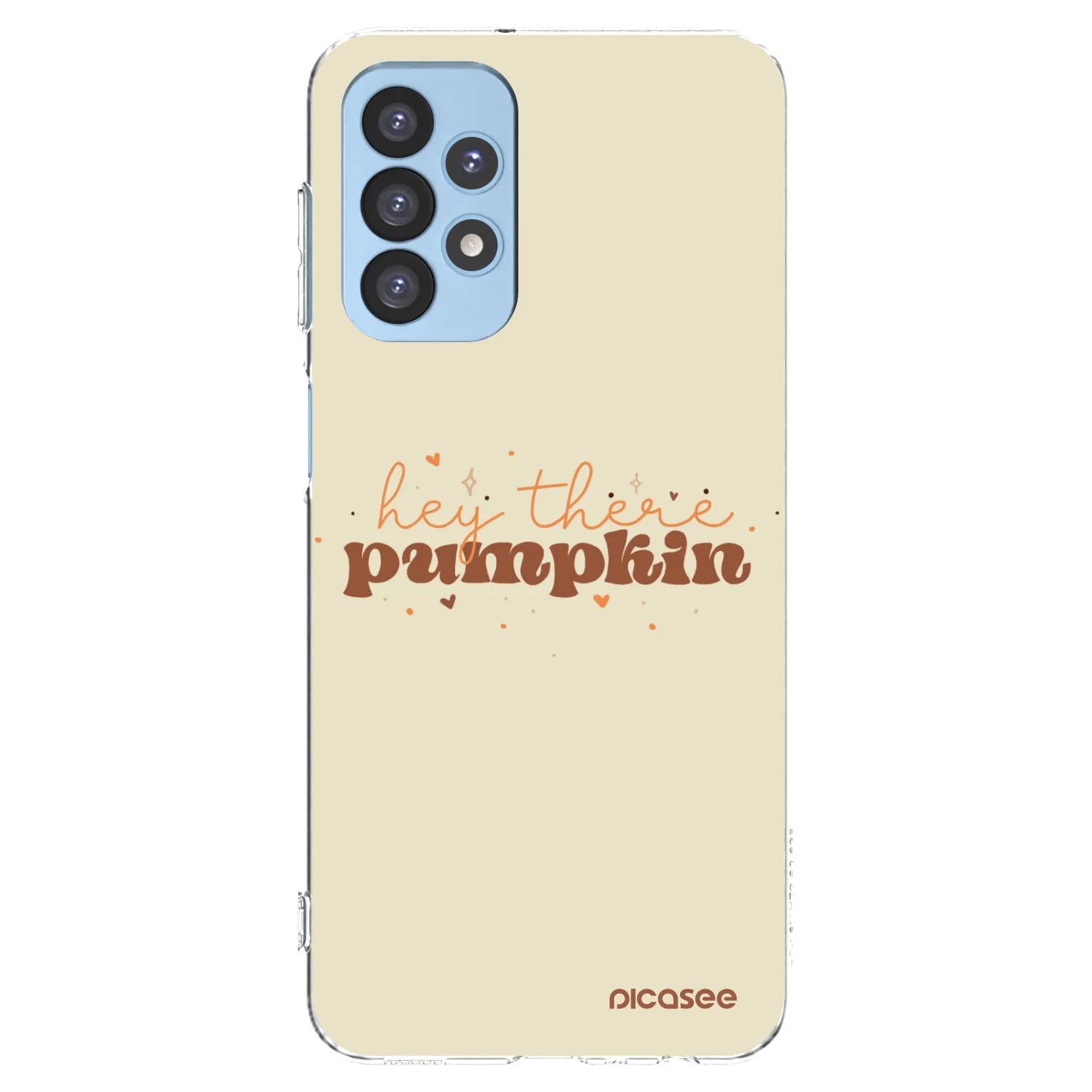 Picasee silikonový průhledný obal pro Samsung Galaxy A23 A235F 4G - Hey there pumpkin
