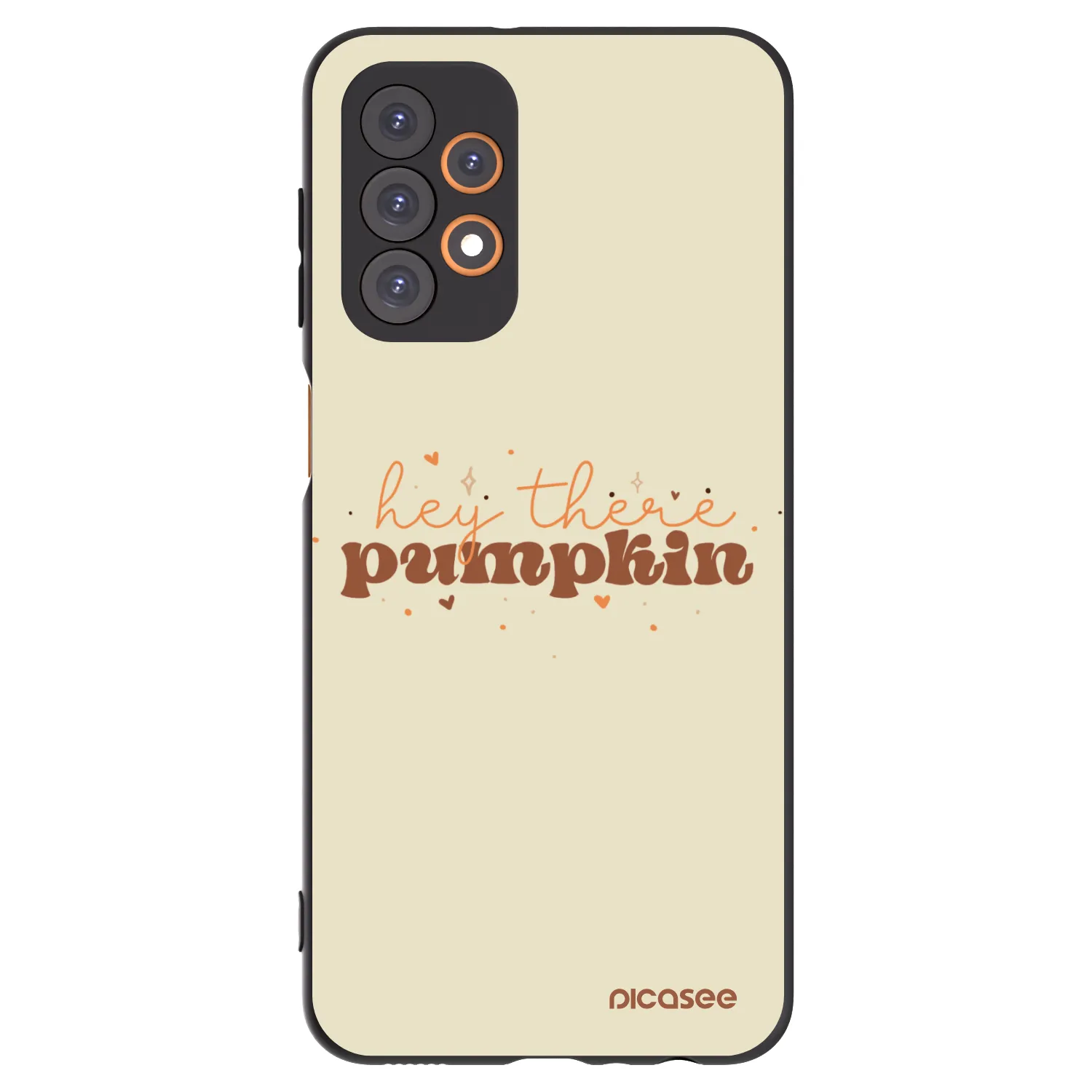 Picasee silikonový černý obal pro Samsung Galaxy A23 A236B 5G - Hey there pumpkin