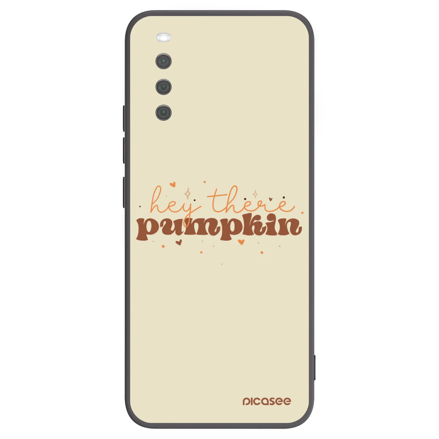 Picasee silikonový černý obal pro Sony Xperia 10 III - Hey there pumpkin