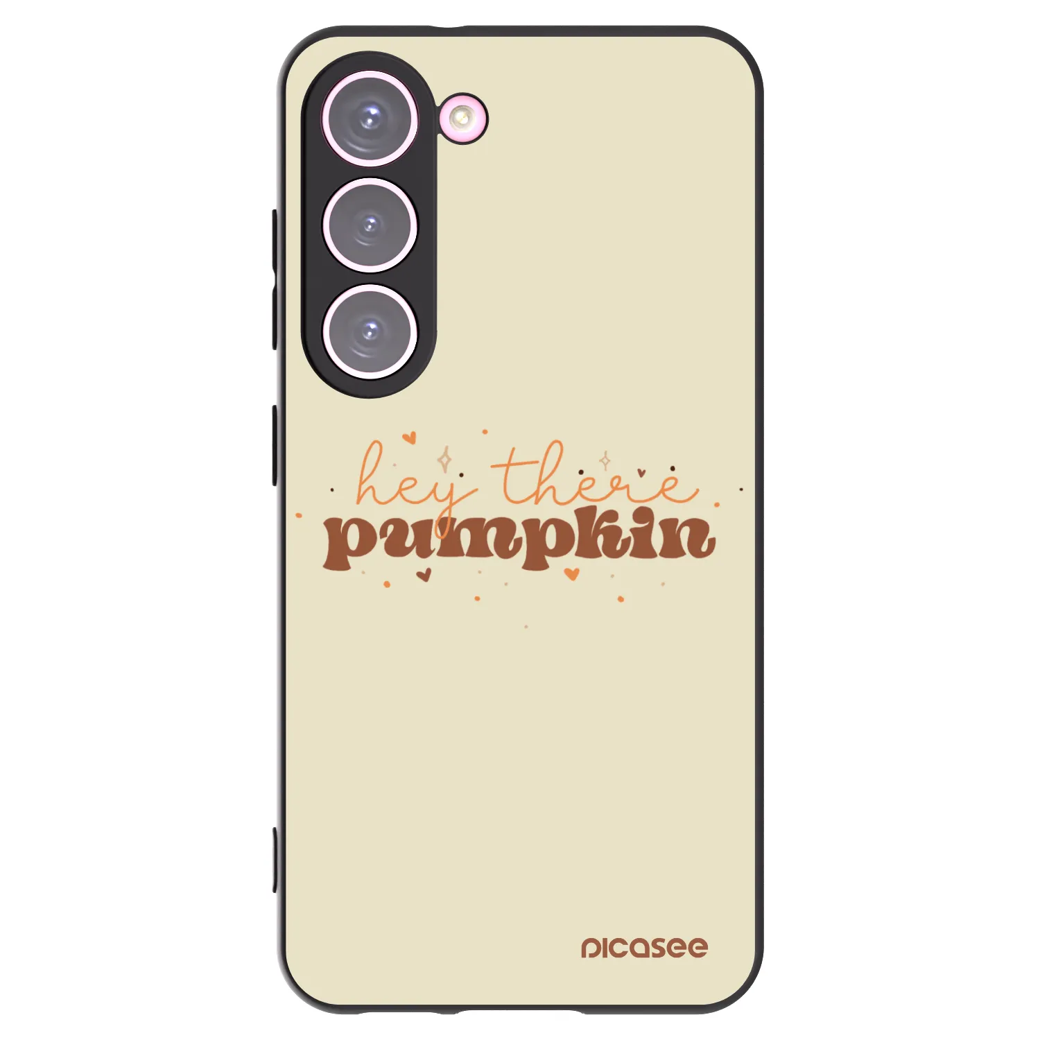 Picasee silikonový černý obal pro Samsung Galaxy S23 5G - Hey there pumpkin