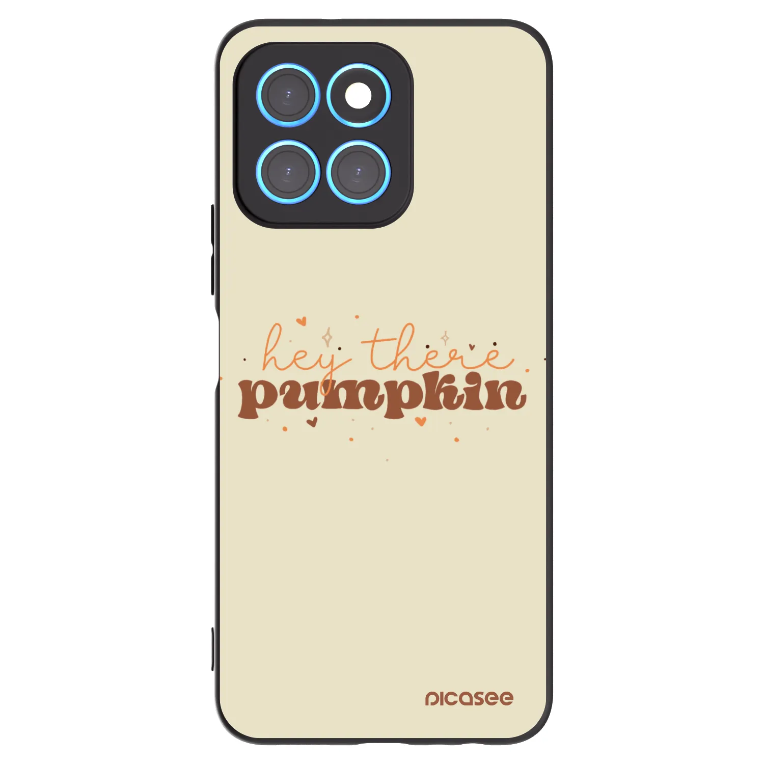 Picasee silikonový černý obal pro Honor X8 5G - Hey there pumpkin