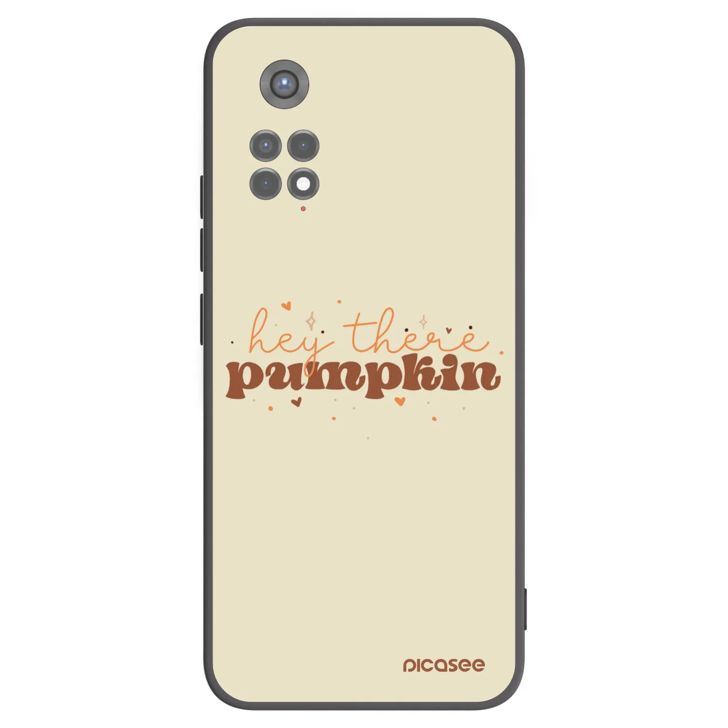 Picasee silikonový černý obal pro Xiaomi Redmi Note 11S 5G - Hey there pumpkin